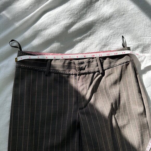 Grey and pink pinstripe pants - Picture 8 of 8